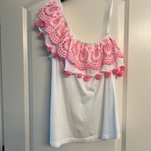 Lilly Pulitzer one shoulder top